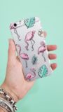 Fundas TPU Flamingos Apple - Samsung - Motorola - Imagen 2