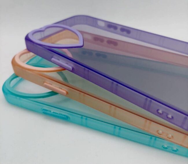 Fundas TPU Transparente Camara Corazon - Imagen 6
