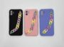 Fundas Rigida Silicona Con Cadena Colorida