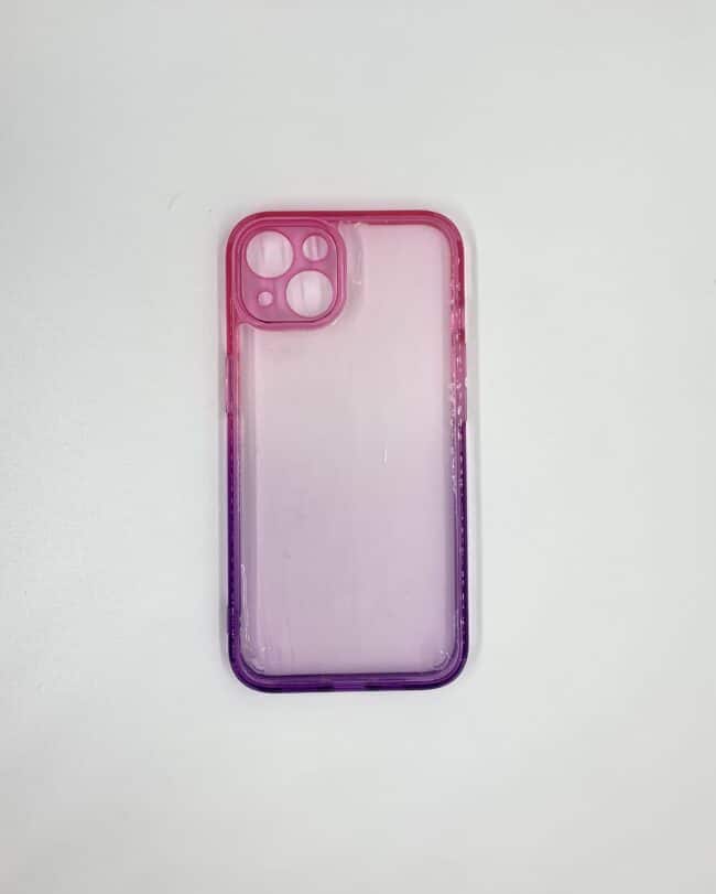Fundas Rigida Transparente Degrade de Colores con Protector de Camara - Imagen 6