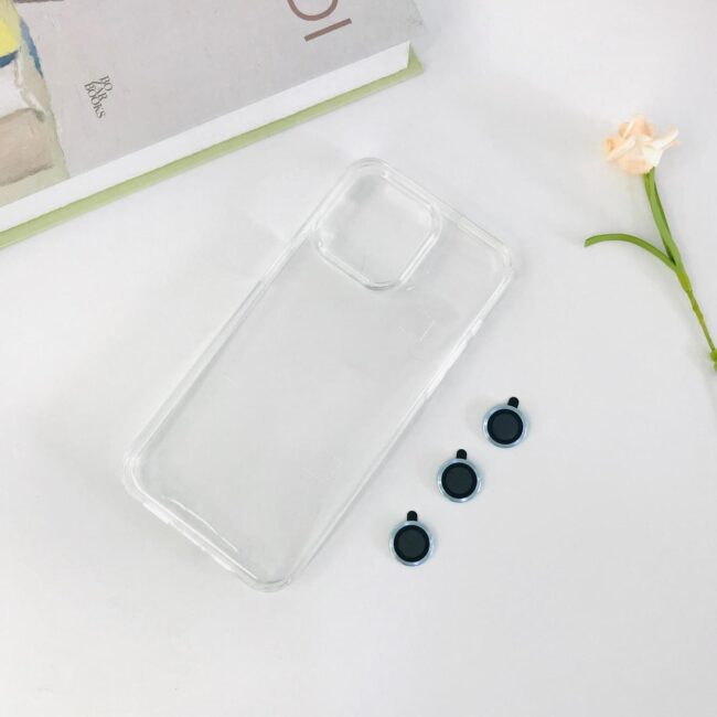 Fundas Rigida Transparente pack con lentes Protectores de Camara - Imagen 2