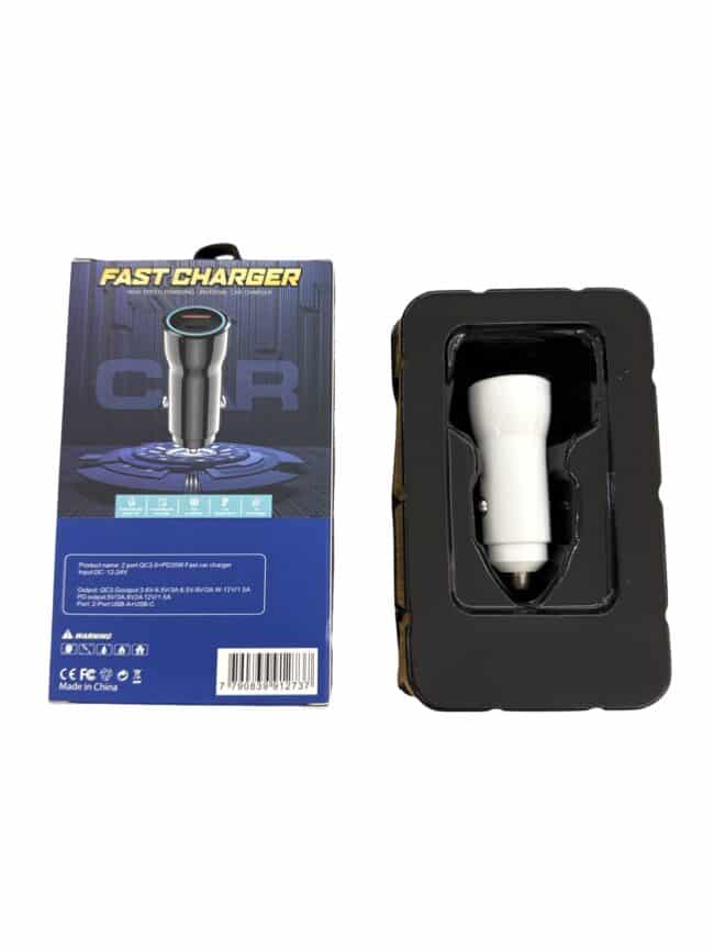 Cargadores de Auto AK-243 45W Usb y tipo C - Imagen 2
