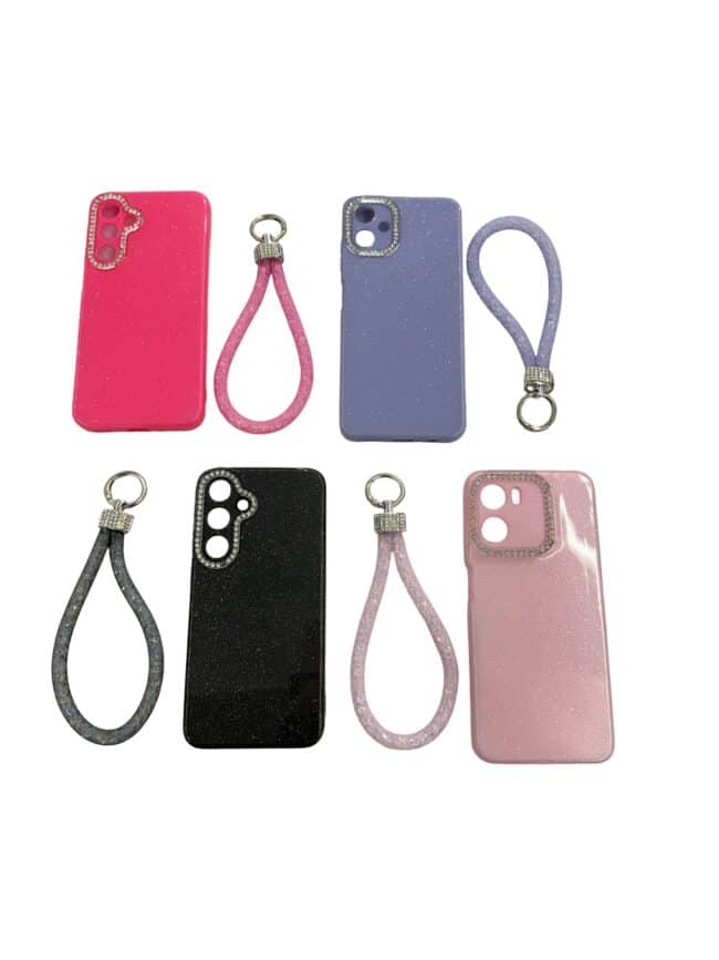Fundas Glitter  con Stras y Straps de Cristales - Imagen 2