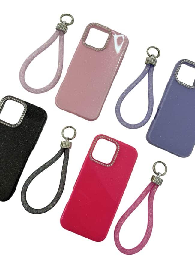 Fundas Glitter  con Stras y Straps de Cristales - Imagen 3