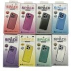 Fundas Tpu Space con Marco Rigido Transparente con Packaging