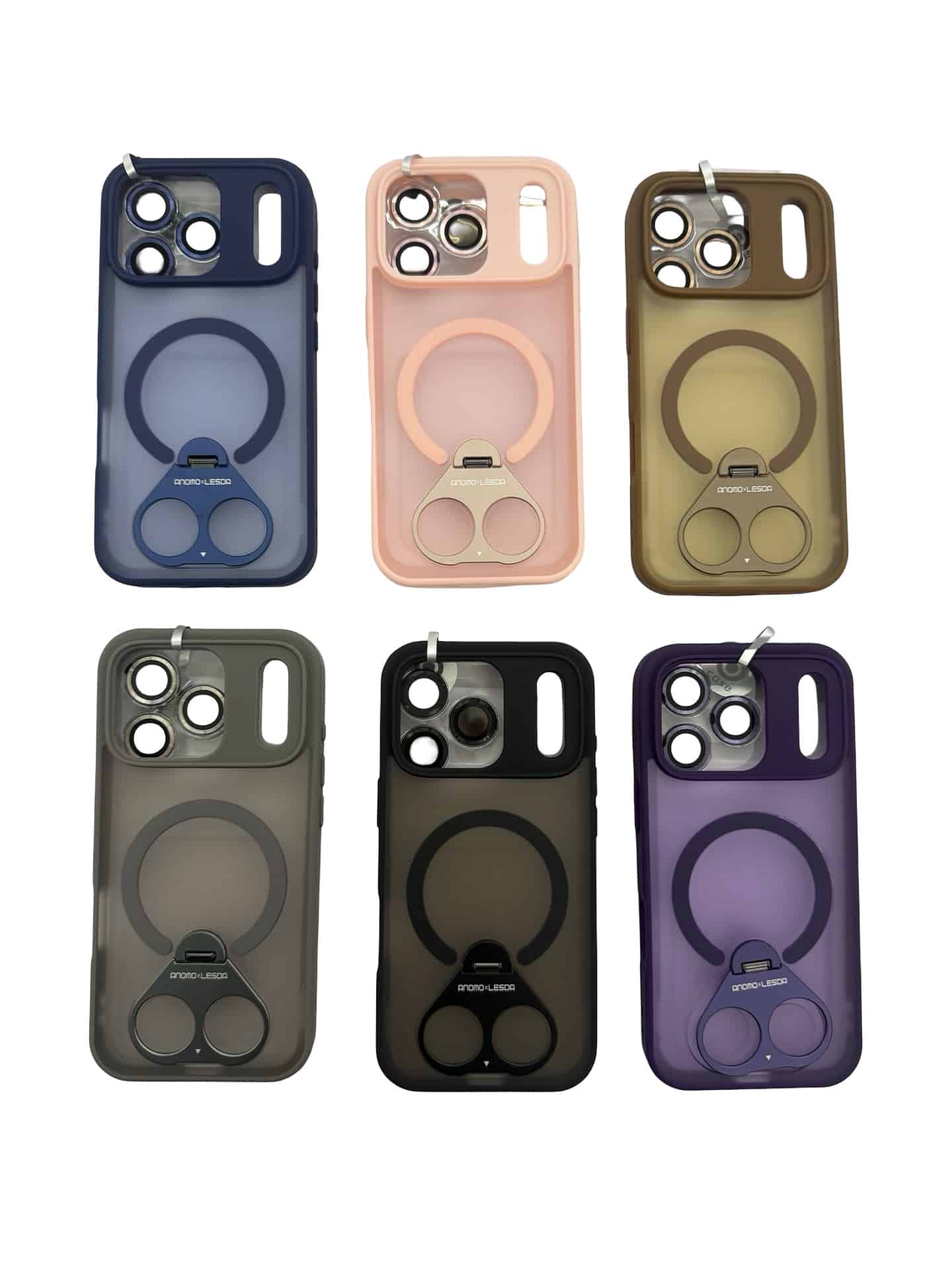 Funda Magsafe con Soporte + Lente de Camara